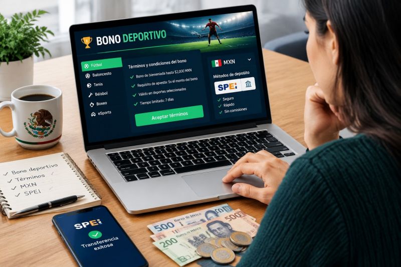 Bono deportivo en México: guía realista para apostar sin mitos
